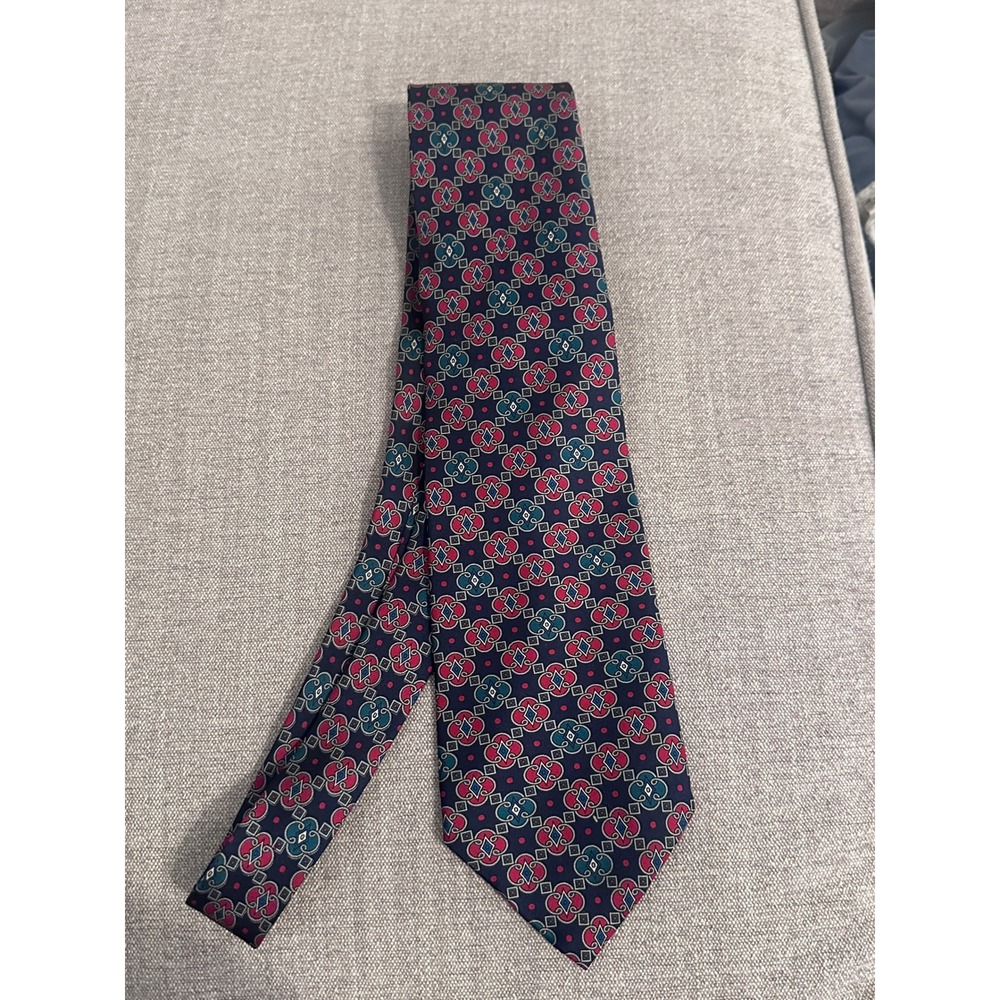 Christian Dior Monsieur Necktie Silk Floral‎ Pattern Designer Tie